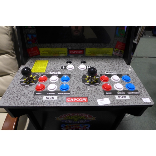 3070 - Arcade1Up Street Fighter 2 Champion Edition Arcade Game With power Lead  , Original RRP £329.99 + va... 