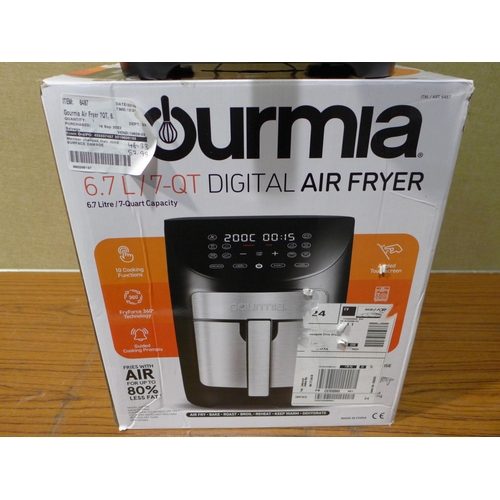 3089 - Gourmia Air Fryer 7Qt    (277-50 ) * This lot is subject to vat