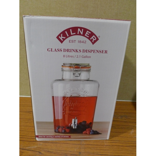 3091 - Kilner Drink Dispenser 8L(277-138 ) * This lot is subject to vat