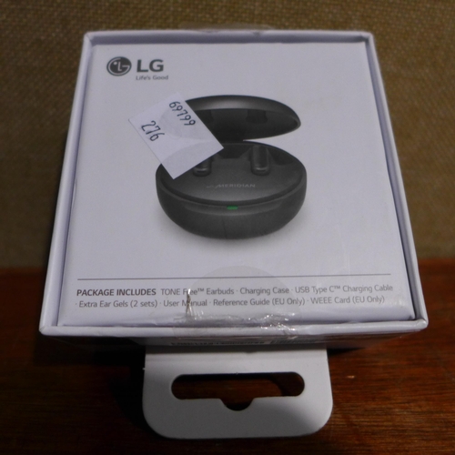 3126 - Lg Ufp5 Wireless Earbuds tone-UFP5  (276-244)  * This lot is subject to vat