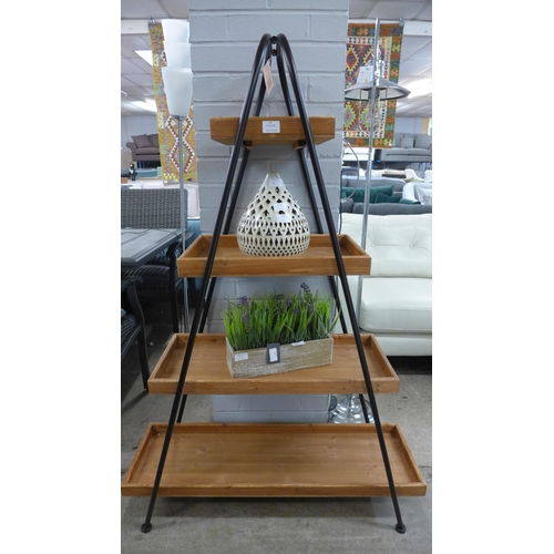 1407 - A Loft collection industrial inspired display shelf  H138cms x W95cms (1926460)   *