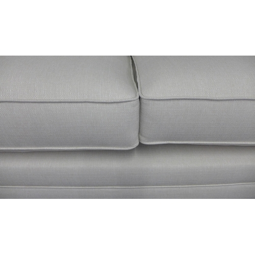 1513 - A pair of Mosta Aosta natural upholstered sofas (3 + 2) - This lot is subject to VAT*