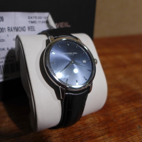 3156 - Raymond Weil Geneve gents watch With Black leather strap 5488Stc50001, Original RRP £299.99 + vat   ... 