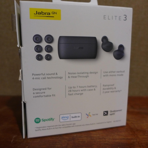 3157 - Jabra Wireless Earbuds Elite 3  (279-21)      * This lot is subject to vat