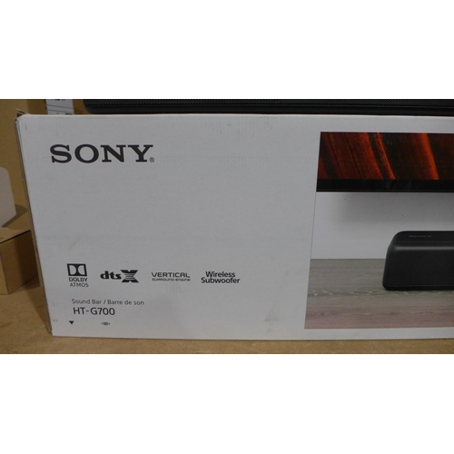 3171 - Sony 3.1Ch Soundbar With Sub And Remote  - HTG700.CEK, Original RRP £289.99 + vat                   ... 