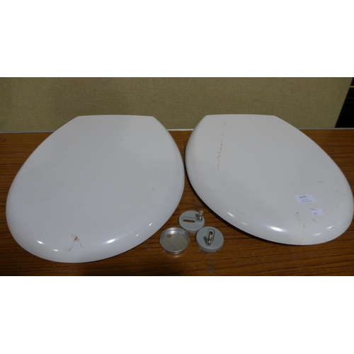 3175 - 2 x Hush Soft-Close Toilet Seats (276-31,32) * This lot is subject to VAT