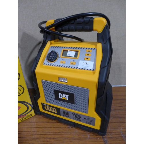 3181 - Cat Jump Starter 1200 Amp  (276-78)  * This lot is subject to vat