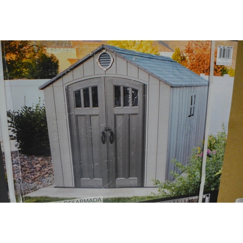 1601 - Lifetime 8X10 Shed wood Look, Original RRP £1083.33 + VAT (4155-4) *This lot is subject to VAT