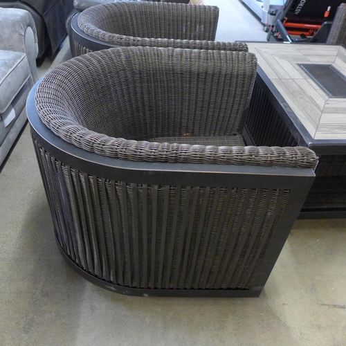 1627 - Agio Wellington 4Pc woven deep Seating Set, Original RRP  £2333.33 + VAT (4155-44) *This lot is subj... 