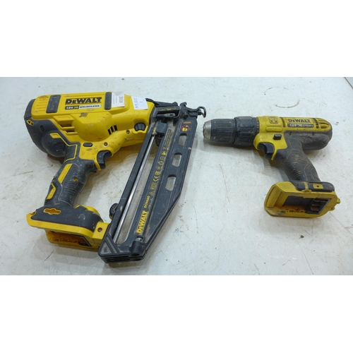 2018 - Dewalt 18V cordless gun and drill a/f, gun misfiring