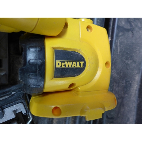 2033 - DeWalt drill, circular saw, reciprocating saw and jigsaw - all cordless and 2 batteries in case