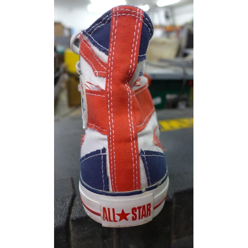 2202 - 'The Who' Converse Hi-top baseball boots, size 12