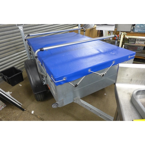 2366 - Brenderup trailer - approx. 5ft x 4ft