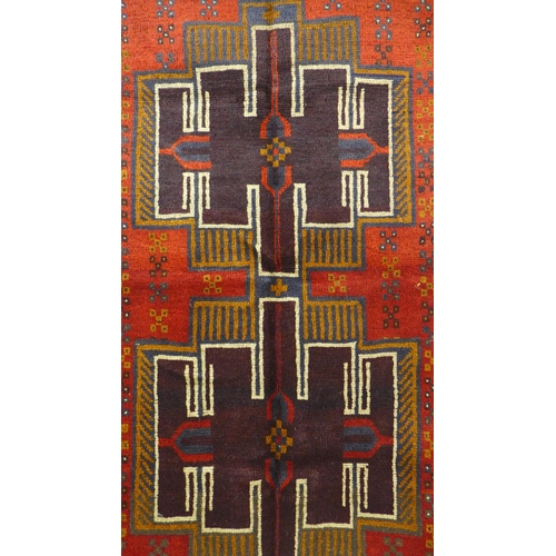 1476 - New Baluchi Runner 140 x 87cm