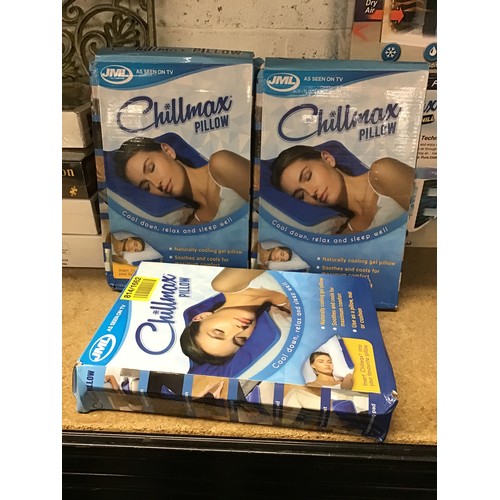 2199 - 3 Chillmax pillows, sealed