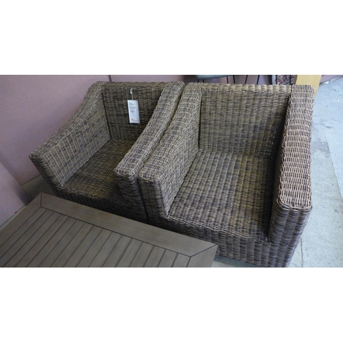 1999 - Ove Decors Denver 4Pc woven Deep Seating Set, original RRP £1666.66 + VAT (4154 -25) *This lot is su... 