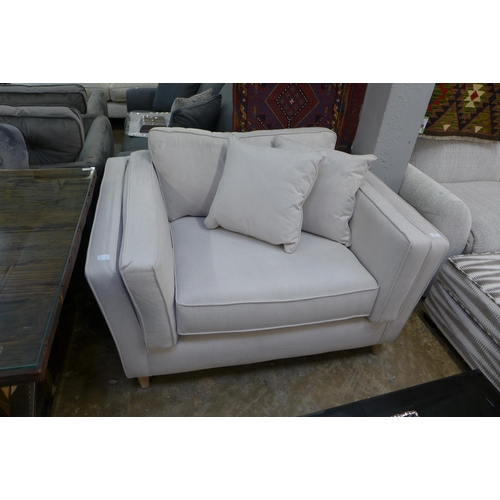 1311 - A Barker & Stonehouse off white upholstered love seat