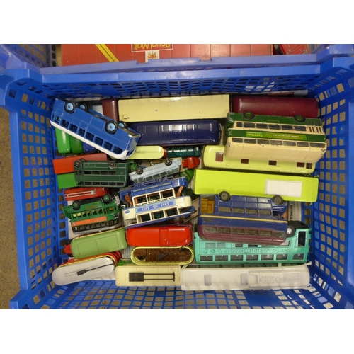 1253 - Two boxes of model vehicles including Lesney, Matchbox and Dinky **PLEASE NOTE THIS LOT IS NOT ELIGI... 