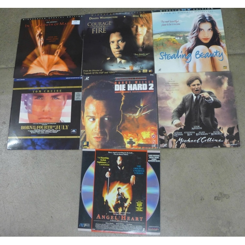 1259 - Seven laser disc movies including In The Month of Madness and  Die Hard 2 **PLEASE NOTE THIS LOT IS ... 