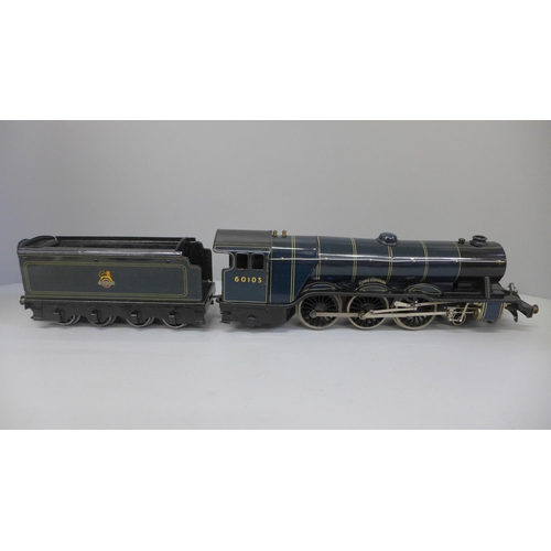 612 - A 1953 Bassett-Lowke Flying Scotsman clockwork O gauge locomotive