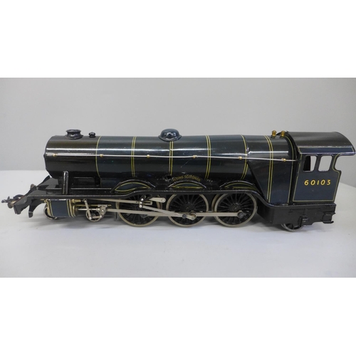 612 - A 1953 Bassett-Lowke Flying Scotsman clockwork O gauge locomotive