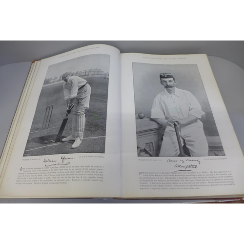 675 - One volume: Famous Cricketers and Cricket Grounds, 1895