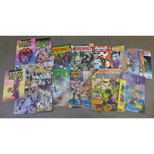 737 - Twenty-three comics from 1990's including Marvel, Dark Horse and DC, and one 1970's