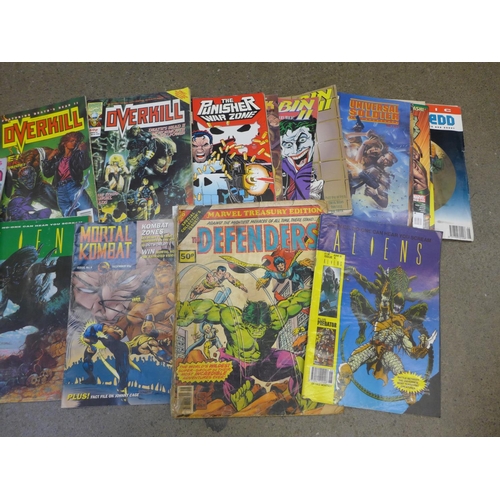 737 - Twenty-three comics from 1990's including Marvel, Dark Horse and DC, and one 1970's