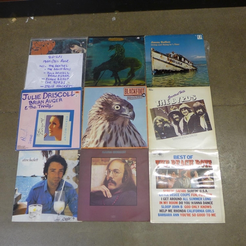 779 - Twenty LP records 1960's/70's rock including The Beatles, The Beach Boys, Julie Driscoll, Evelyn Bis... 