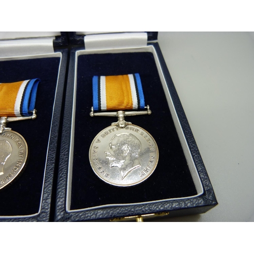 884A - Two WWI medals: 46516 Walter Frape, Acting Bombardier Royal Artillery and S-34257 Private A. Kelly, ... 