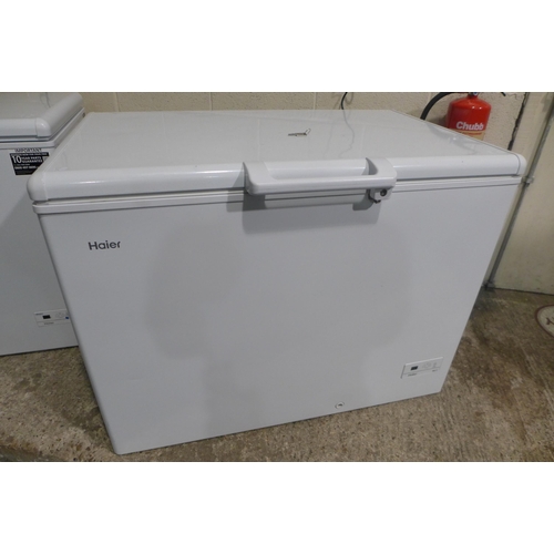 3326 - Haier White 319ltr Chest Freezer With Key (HCE319F), original RRP £249.99 + VAT (276-24) * This lot ... 