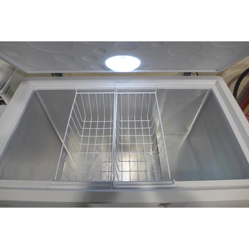 3326 - Haier White 319ltr Chest Freezer With Key (HCE319F), original RRP £249.99 + VAT (276-24) * This lot ... 