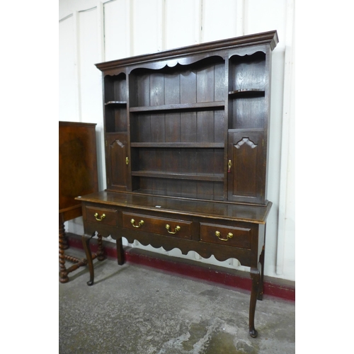 108 - A George III style oak dresser