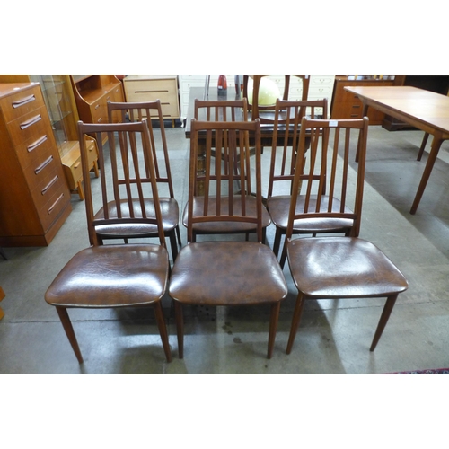 16 - A set of six Elliotts of Newbury teak dining chairs