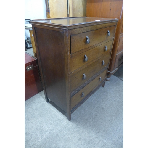 217 - An oak chest of drawers