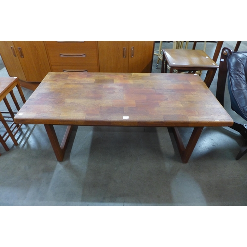 22 - A Danish teak coffee table