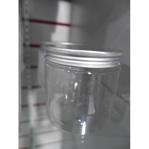 3006 - 6 Mixed Sized Plastic storage jars