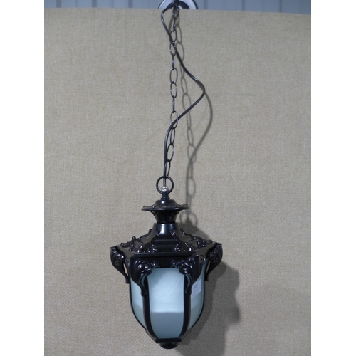 3007 - Black plastic Hanging Ceiling light