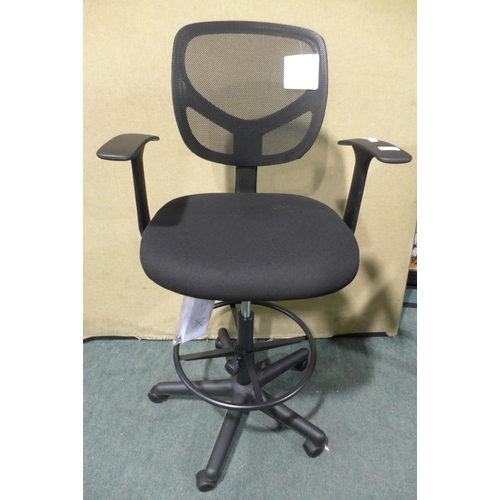 3024 - Black office Swivel stool/Chair - original RRP £179