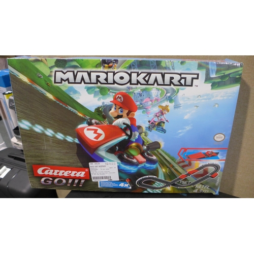 3044 - Laser X Blaster Pack, Atomic Power Popper Pack  and Mario Kart Racetrack  (278-304-306)  * This lot ... 