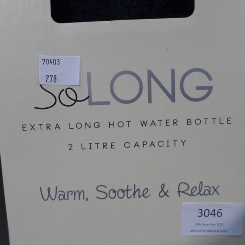 3046 - So Long Hot Water Bottle (278-310)  * This lot is subject to vat