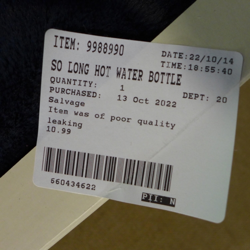 3046 - So Long Hot Water Bottle (278-310)  * This lot is subject to vat