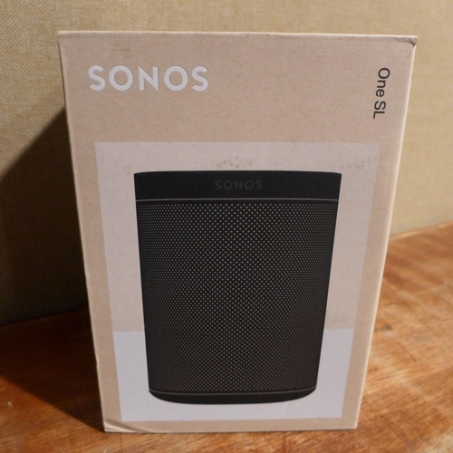 3110 - Sonos One Sl Speaker black, Original RRP £136.99 + vat    (278-162)  * This lot is subject to vat