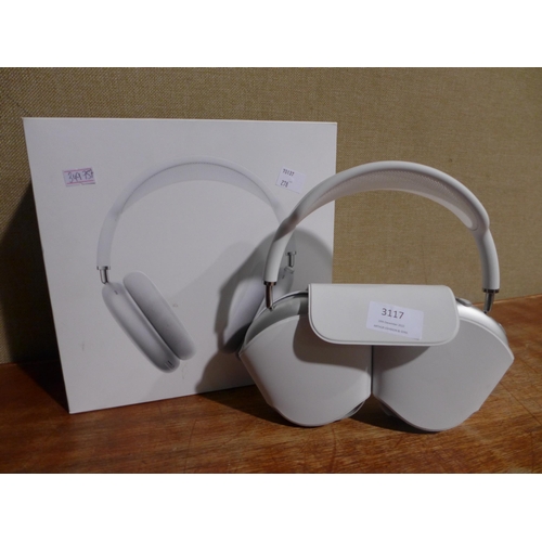 3117 - Apple Airpods Max Silver -With Box  MGYJ3ZM/A , Original RRP £399.99 + vat           (278-169)  * Th... 