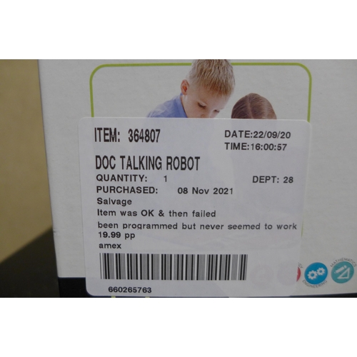 3195 - Doc Talking Robot        (277-31 ) * This lot is subject to vat