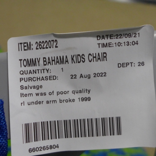 3200 - Tommy Bahama Kids beach Chair  (277-47 ) * This lot is subject to vat