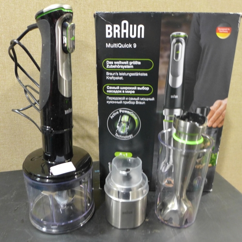 3244 - Braun Hand Blender - MQ9138XI          (278-189)  * This lot is subject to vat