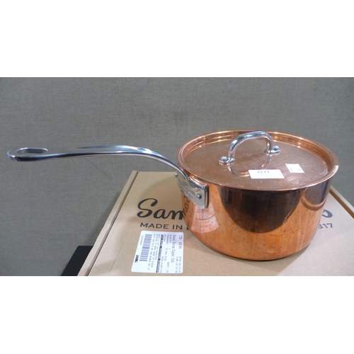 3272 - Samuel Groves 20Cm Sauce Pan with Lid - 20cm, Original RRP £106.66 + vat      (278-504)  * This lot ... 