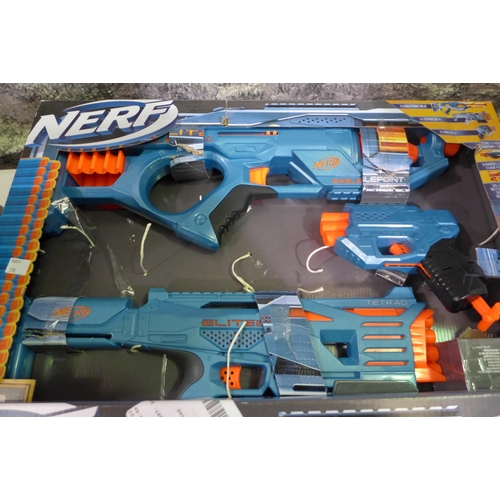 3303 - 2x Packs Of Nerf Elite Blasters   (278-408)  * This lot is subject to vat