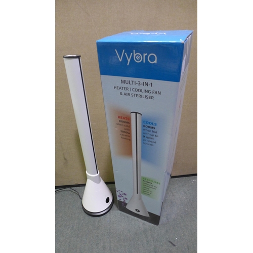 3317 - Vybra 3 In 1 Heater White With Remote, Original RRP £119.99 + vat      (278-391)  * This lot is subj... 